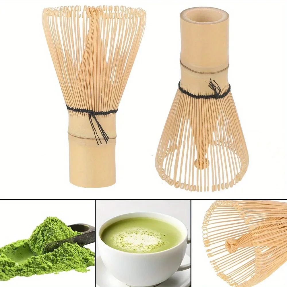 Bamboo Whisk Chasen - 1 adet mutfak aksesuarları 100 Matcha