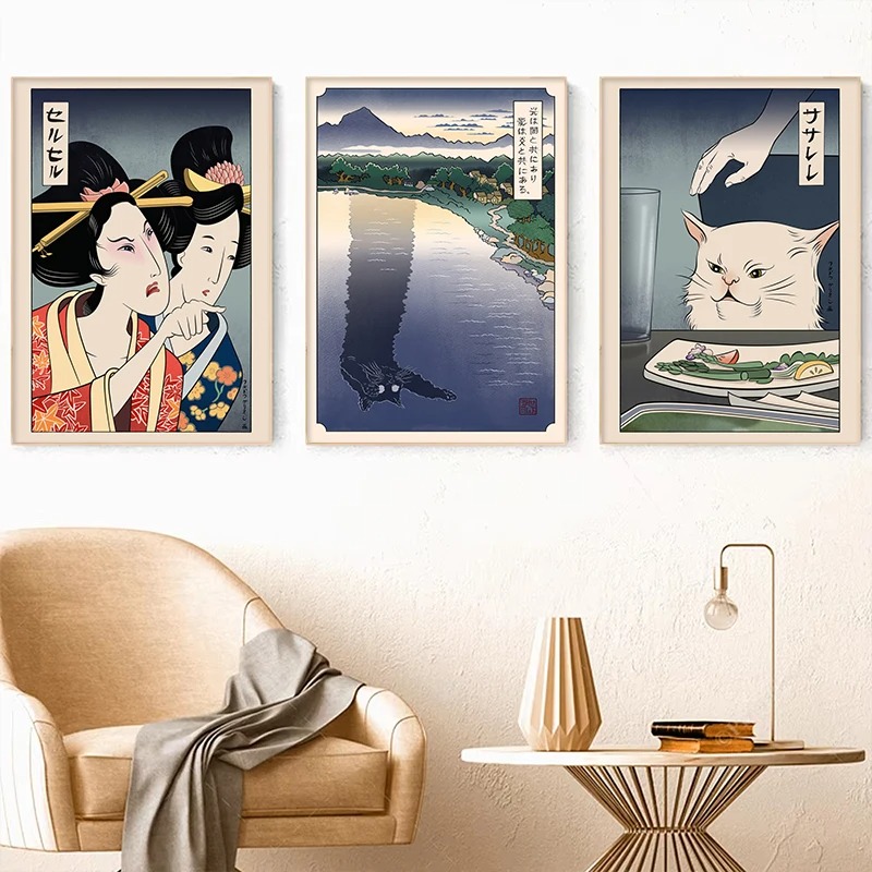 Japanese Women Lifestyle - Japon Ukiyoe Tarzı Poster Baskı Kadın