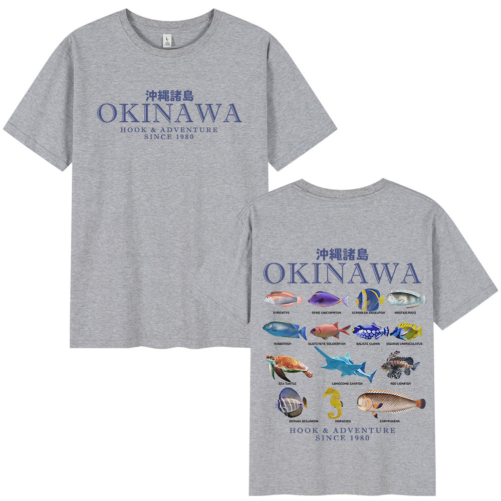 Okinawa Okyanus Balık T Gömlek - Japanese Women Lifestyle incelemesi ve fiyatı